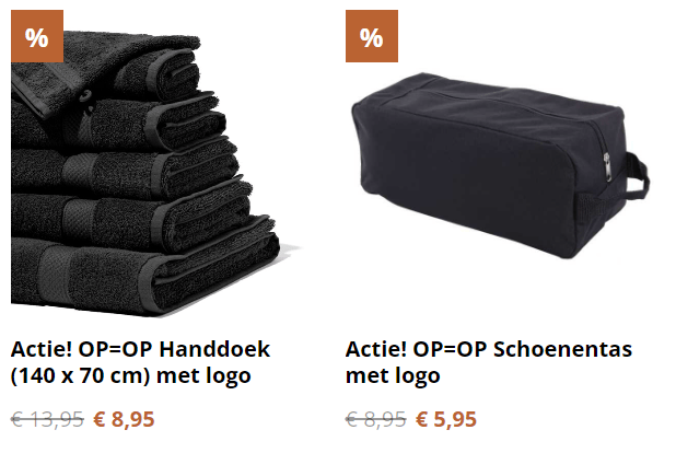 Speciale actie voor onze leden!!&nbsp;OP=OP